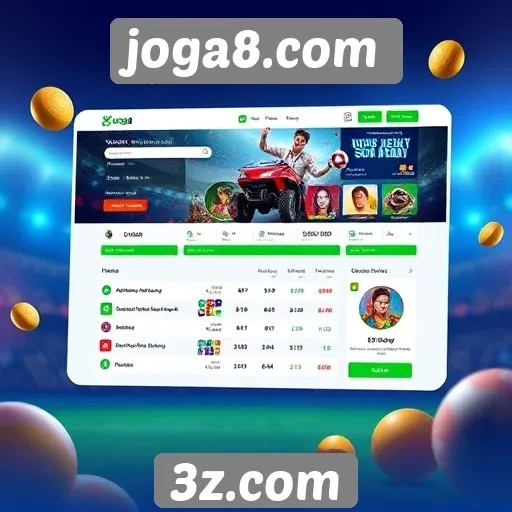 Experiência do usuário no site joga8 em destaque