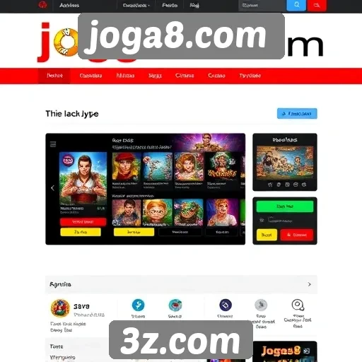 Avaliação da interface de usuário do joga8.com